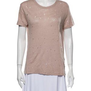 IRO Linen Scoop Neck T-Shirt